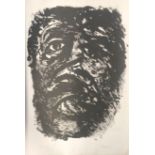 MICHAEL WERNER, 1912 - 1989, ETCHING (2/2) Tilted ?Face 1973?, signed and numbered, unframed. (