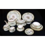 MINTON, BOMBAY, A COLLECTION OF 20TH CENTURY PORCELAIN Comprising a teapot, two lidded tureens,