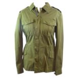 ZADIG & VOLTAIRE, GREEN COMBAT JACKET (size M). B