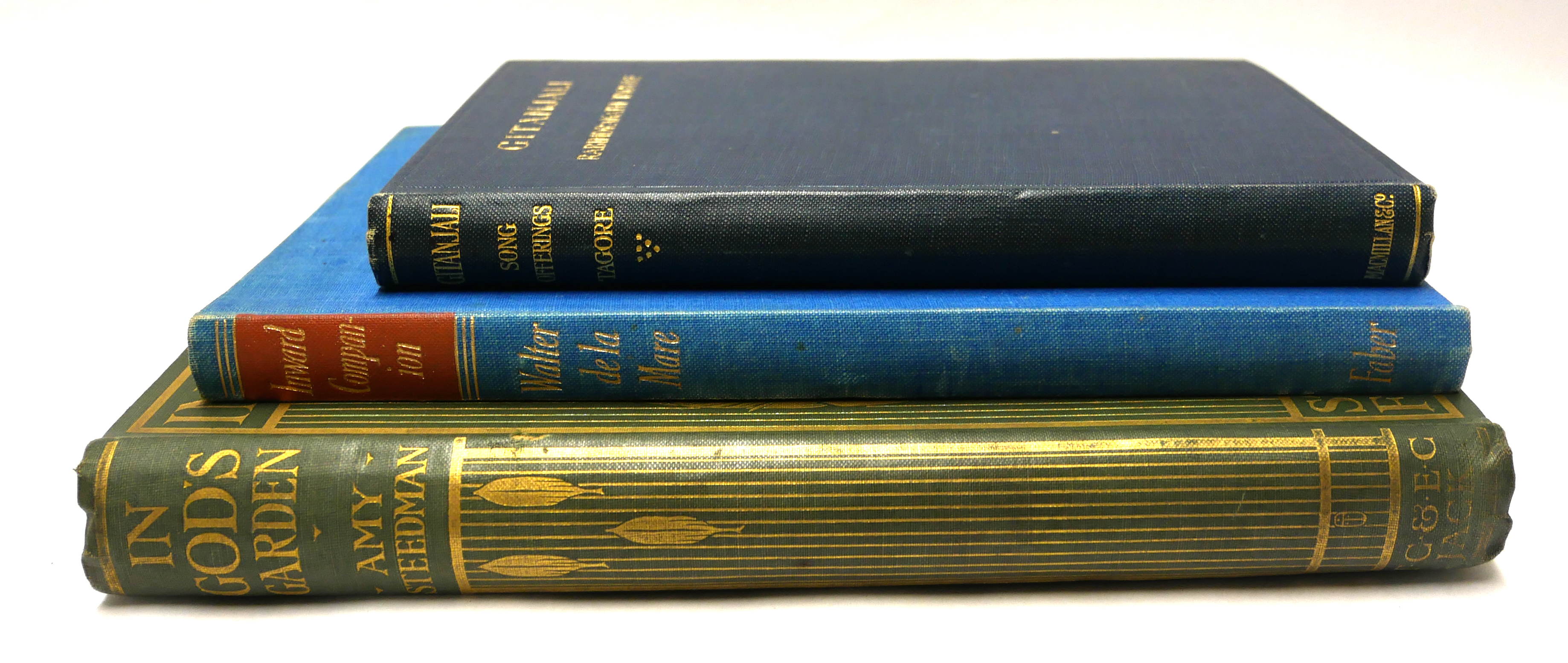 A COLLECTION OF EARLY 20TH CENTURY HARD BACK BOOKS Comprising 'Inward Companion', by Walter De le
