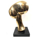 MARGERET LOVELL, B. 1939, POLISHED BRONZE (6/6) Titled 'Sorbus Head 1969', signed, numbered and