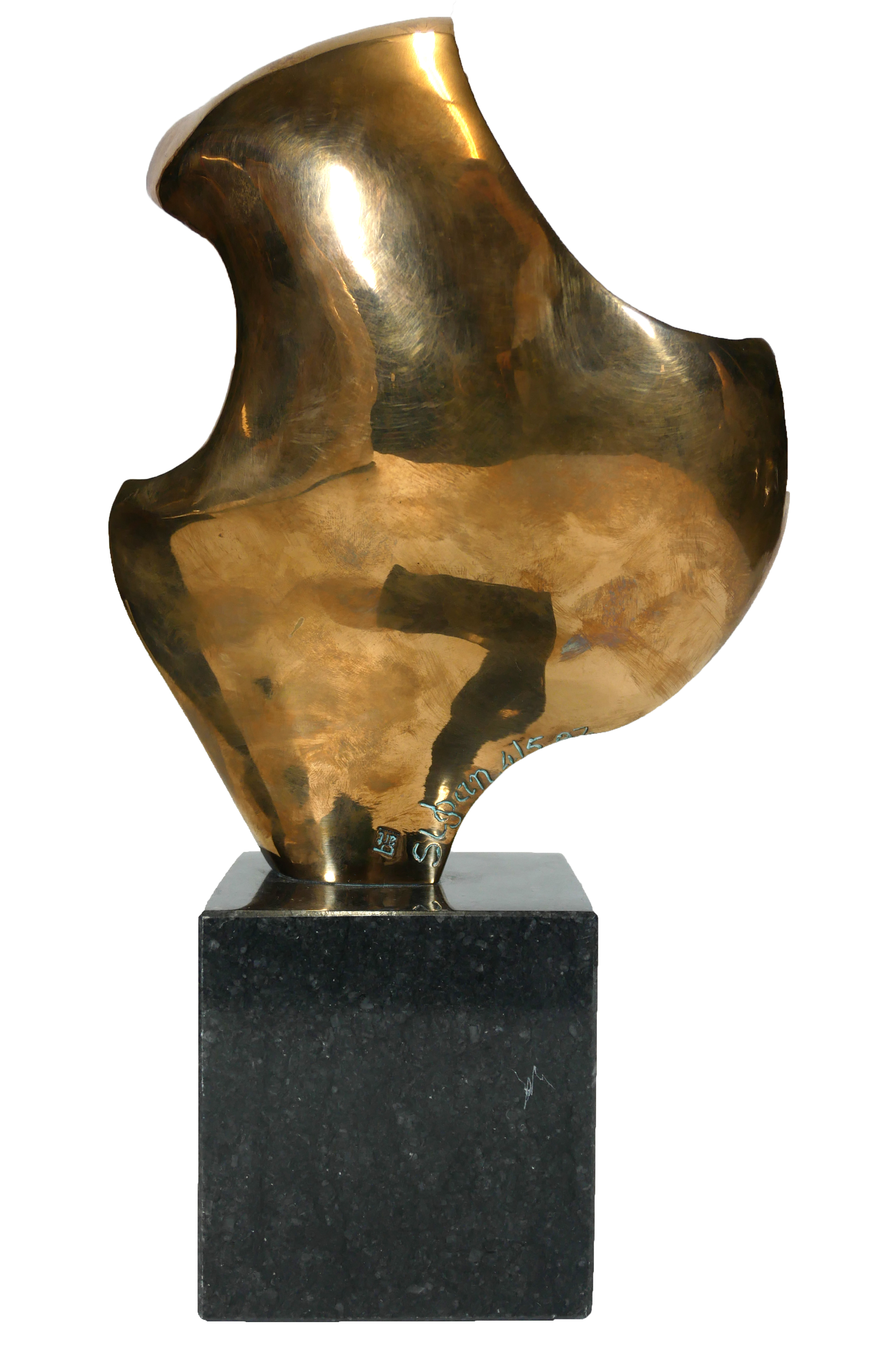 JOSEPH SLOAN, B. 1940, POLISHED BRONZE (4/5) Titled 'Conductor Study IV', signed, numbered and dated - Image 2 of 4