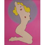 DUGGIE FIELDS, B. 1945, A LIMITED EDITION 1/25 PRINT Titled 'Naked Marilyn', signed verso, unframed.