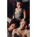 AMANDA ELIASCH, ORIGINAL COLOUR PHOTOGRAPH, 1/15 Group of reclining semiclad females, bearing