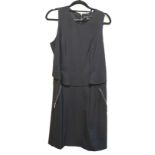 THEYSKENS' THEORY, BLACK DRESS WITH POCKET ZIPS (size 8). Condition: A