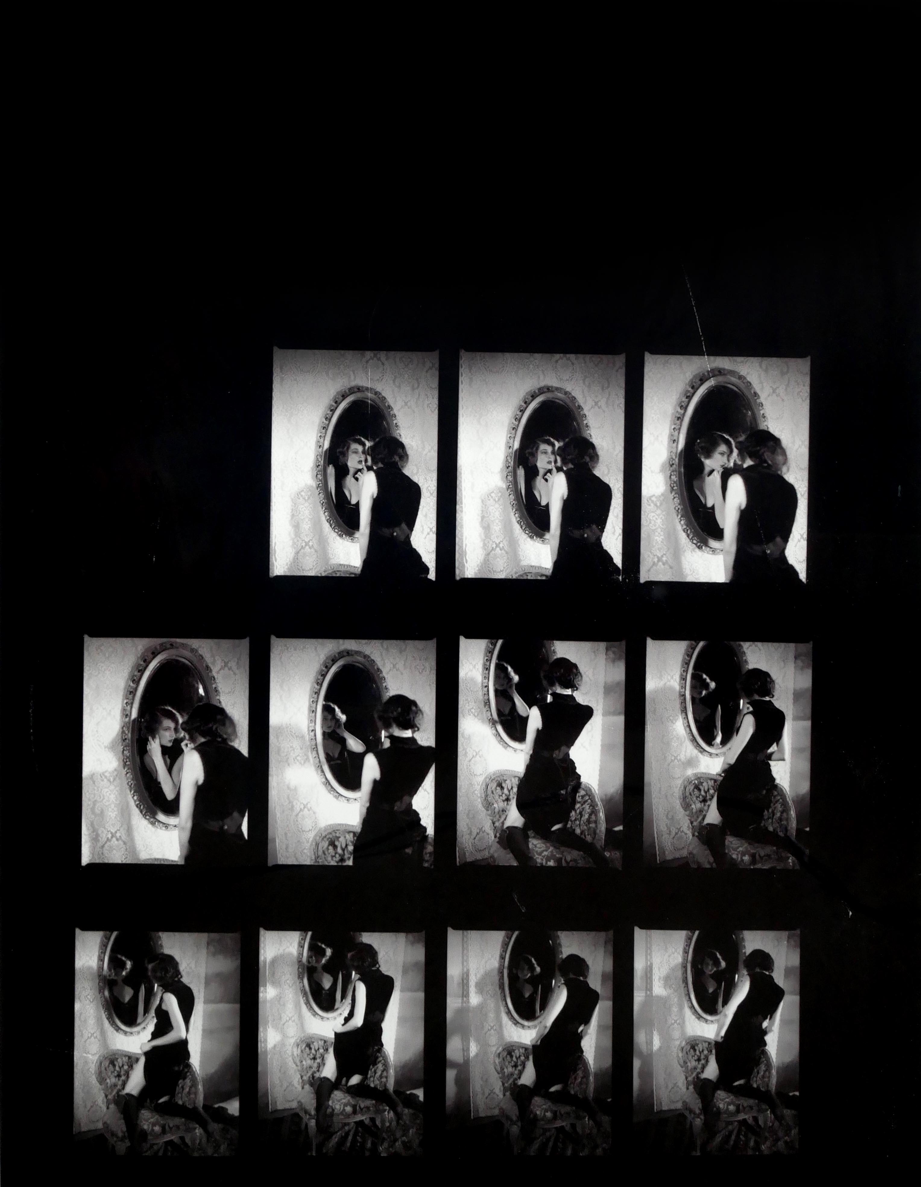 AMANDA ELIASCH, A SET OF ELEVEN BLACK AND WHITE PHOTOGRAPHIC PRINTS FRAMED AS ONE Continuous series,