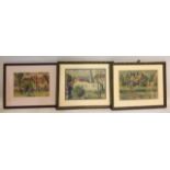 A COLLECTION OF 20TH CENTURY POLISH WATERCOLOURS To include three works signed A. Christ,