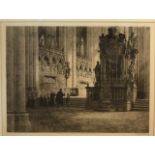 ALEX HAIG, 1835 - 1921, TWO 19TH CENTURY BLACK AND WHITE ENGRAVINGS ?St Mary?s, Venice? and ?In