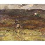 *Sheila Fell RA (1931-1979)YORKSHIRE MOORS, 1968-70Signed l.r., oil on canvas53.5 x 63cmExhibited: