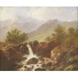 Richard Herd (1836-1920)'BORROWDALE';'MOUNTAIN TORRENT, CUMBERLAND'A pair, both signed, inscribed