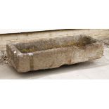 A stone trough,120m wide45cm deep21cm high