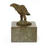 *Dame Elisabeth Frink RA (1930-1993),a golden eagle, bronze, with a brown patina, signed and