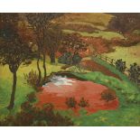 *Sir Cedric Morris (1889-1982)'THE RED POND'Signed and dated '1-32' l.r., oil on canvas61 x