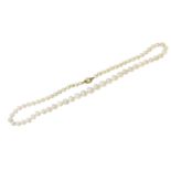 A single row graduated opal bead necklace,with a 9ct gold opal clasp, a single row graduated