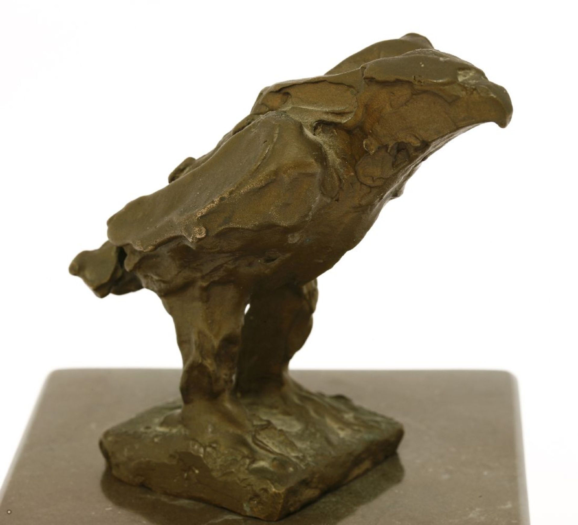 *Dame Elisabeth Frink RA (1930-1993),a golden eagle, bronze, with a brown patina, signed and - Image 5 of 7