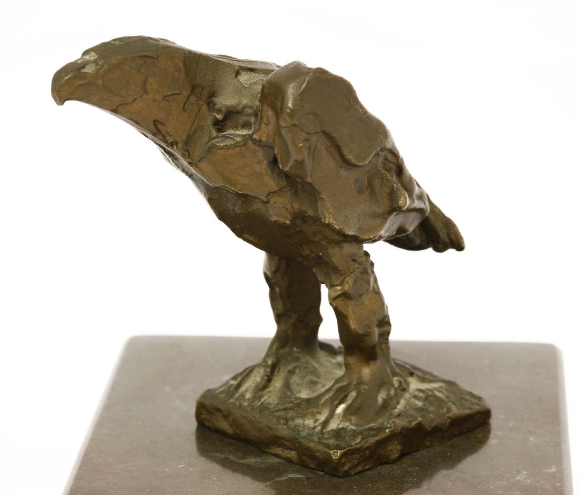 *Dame Elisabeth Frink RA (1930-1993),a golden eagle, bronze, with a brown patina, signed and - Image 4 of 7