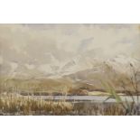 *Len Roope (1917-2005)'BASSENTHWAITE AND SKIDDAW';'VIEW FROM ARMATHWAITE HALL'A pair, both signed