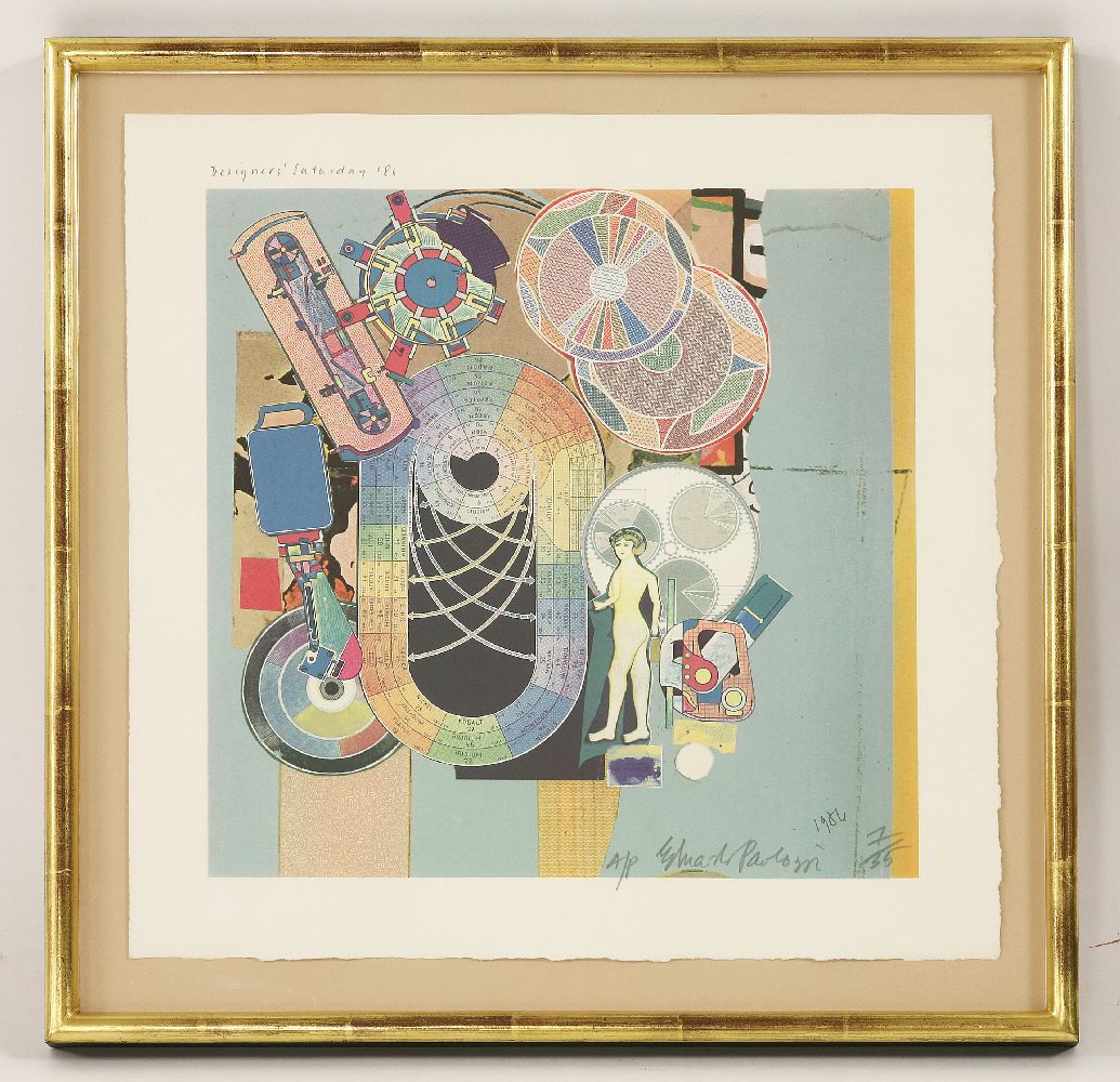 *Sir Eduardo Luigi Paolozzi RA (1924-2005)'DESIGNERS' SATURDAY'Lithograph, signed, inscribed with - Image 3 of 5