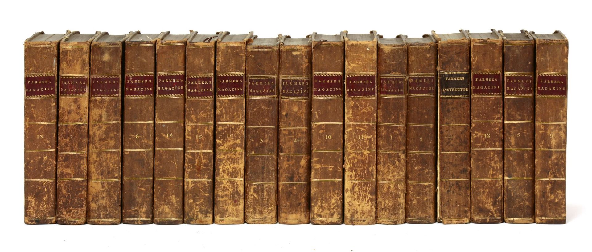 The Farmer's Magazine: Volumes 1-16. Constable, Edinburgh, 1801-1815, all first editions except