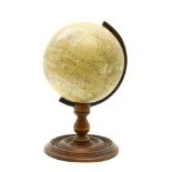 A table globe 'The British Empire Educational Globe', on a turned stand, 32cm high