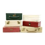 A collection of six assorted jewellery boxes