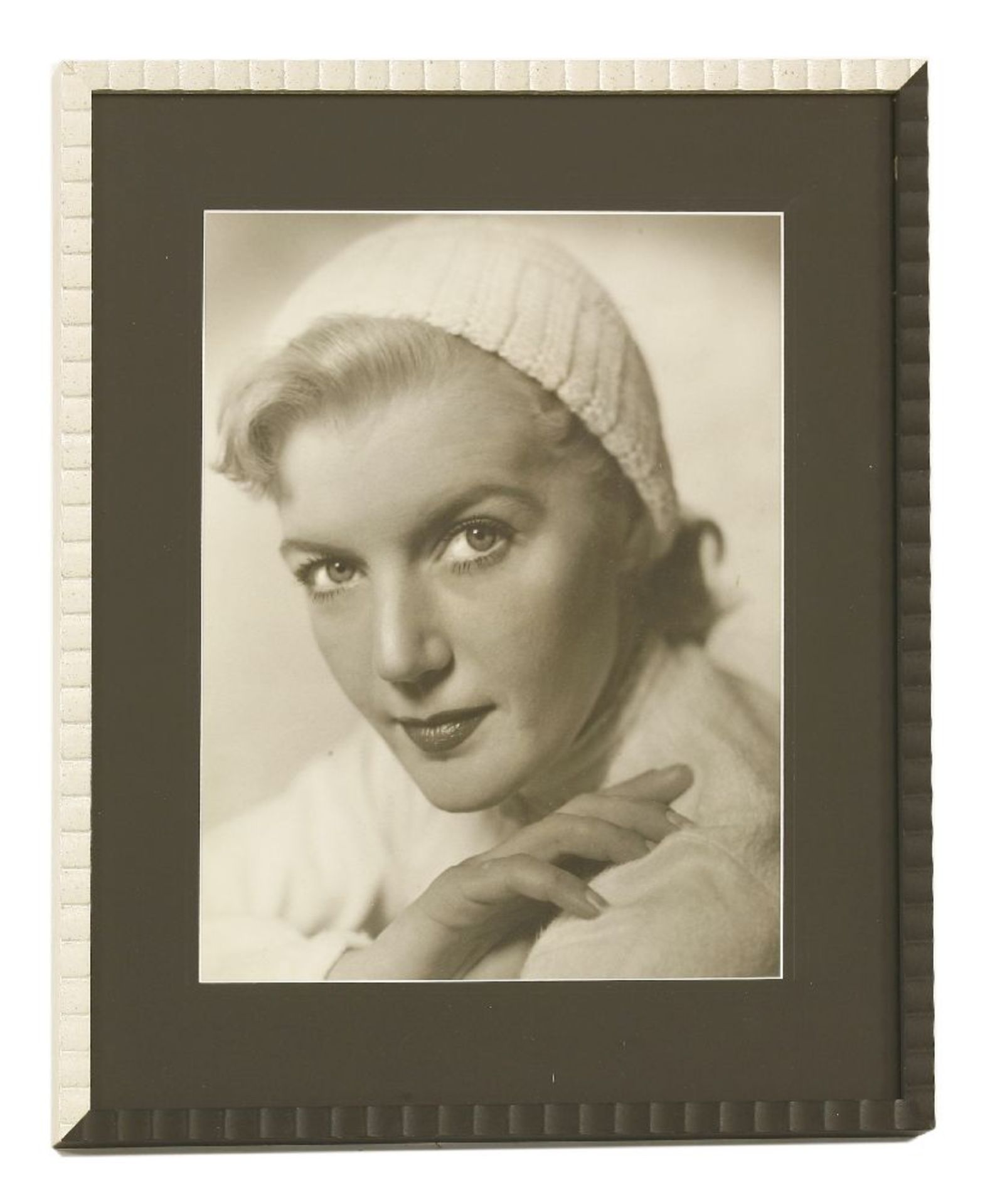 Six black and white portraits,mostly by C Underwood, mounted and framed, variously labelled 'Arrival - Bild 5 aus 6