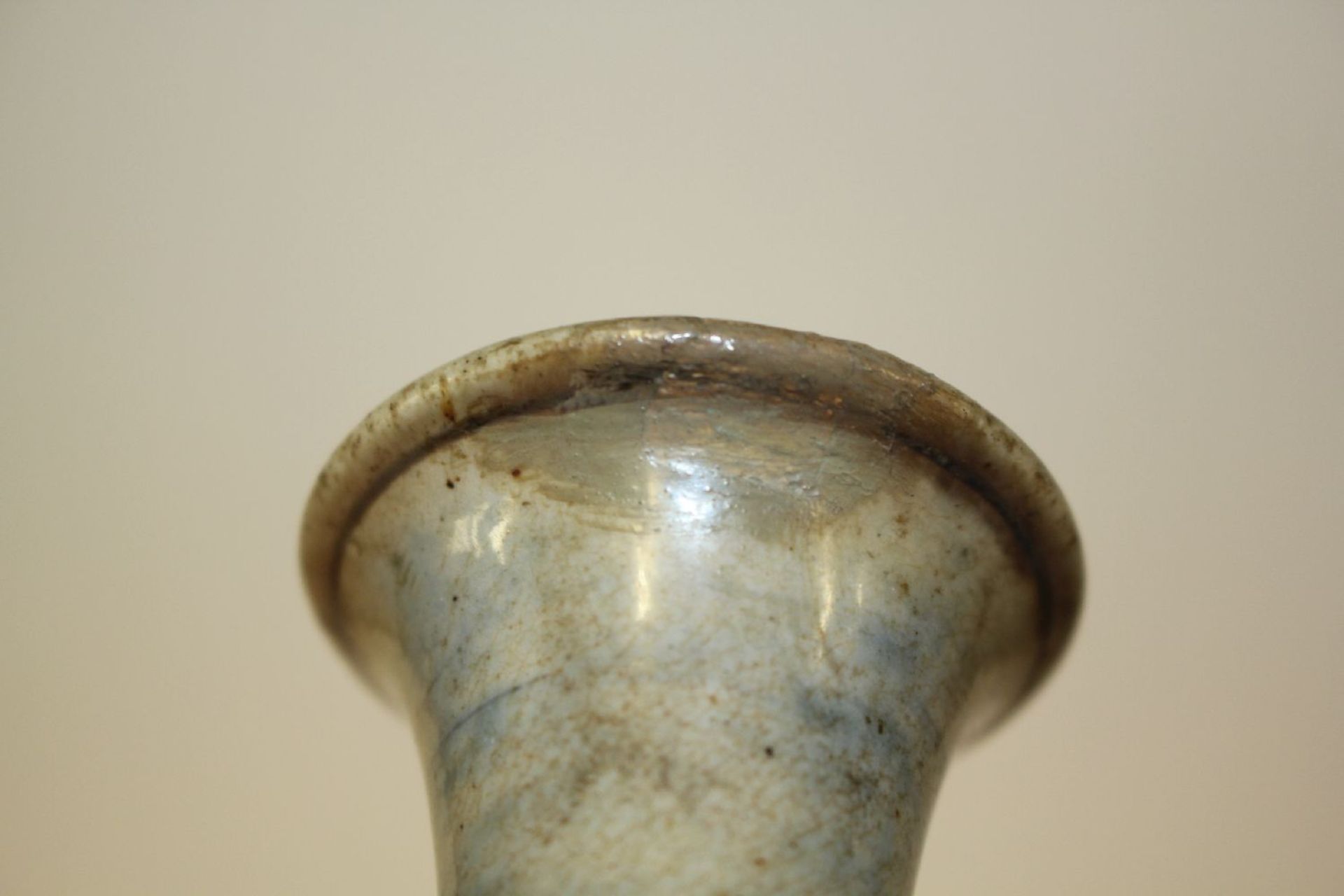 A Martin Brothers' stoneware vase, dated 1894, of slender baluster form decorated with - Image 4 of 8