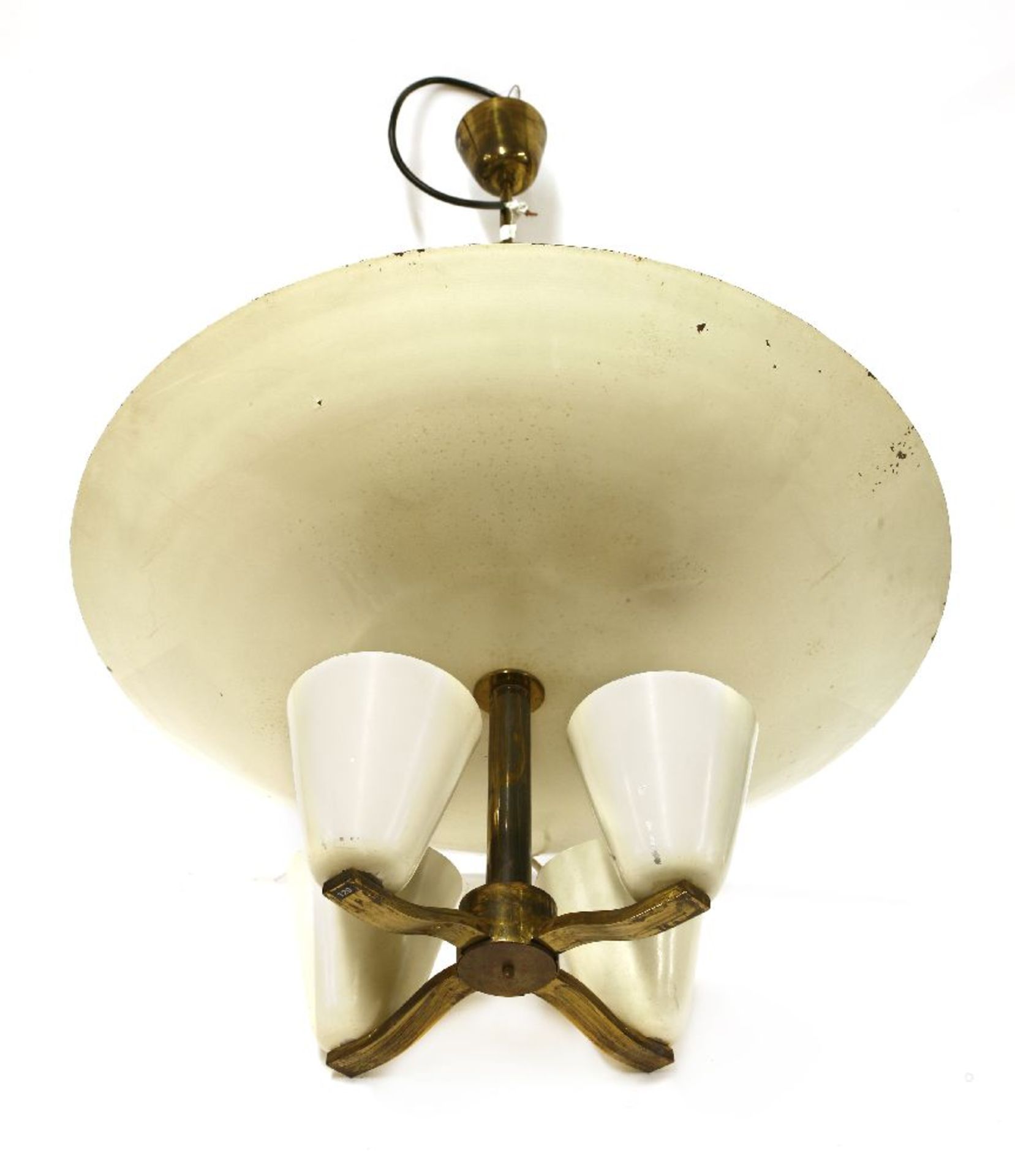 An Italian chandelier,1950s,with four uplighters - Bild 2 aus 2