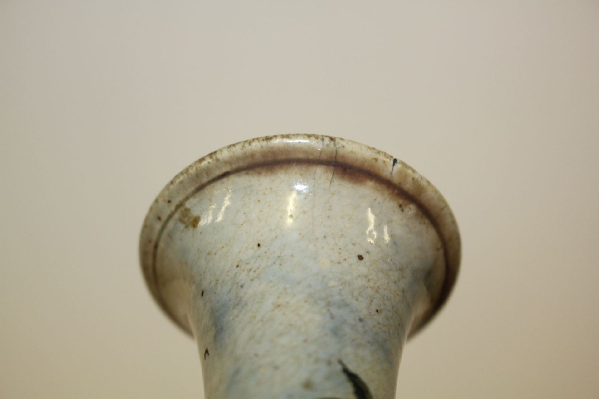 A Martin Brothers' stoneware vase, dated 1894, of slender baluster form decorated with - Bild 8 aus 8