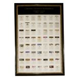 A RARE COLLECTION OF CHÂTEAU MOUTON ROTHSCHILD WINE LABELS,1945-1999, a fine collection of Château