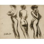 *PETER COLLINS ARCA (1923-2001)EROTICAA group of 10 erotic charcoal and pencil studieseach 36 x 50cm