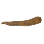 A SPERM WHALE PENIS, ¨late 19th century, a taxidermy stuffed sperm whale penis (Physeter