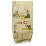 HAND-PAINTED WW2 RAOC KIT BAG,an unusual WW2 military Royal Army Ordnance Corps, North African