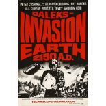 'DALEKS - INVASION EARTH 2150 AD',1966, EMI Films, British one sheet rolled film poster,102 x
