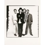 *DAVID BAILEY (b.1938)U2, LIVE AID, 13 JULY 1985Gelatin silver print, printed 1985, signed on