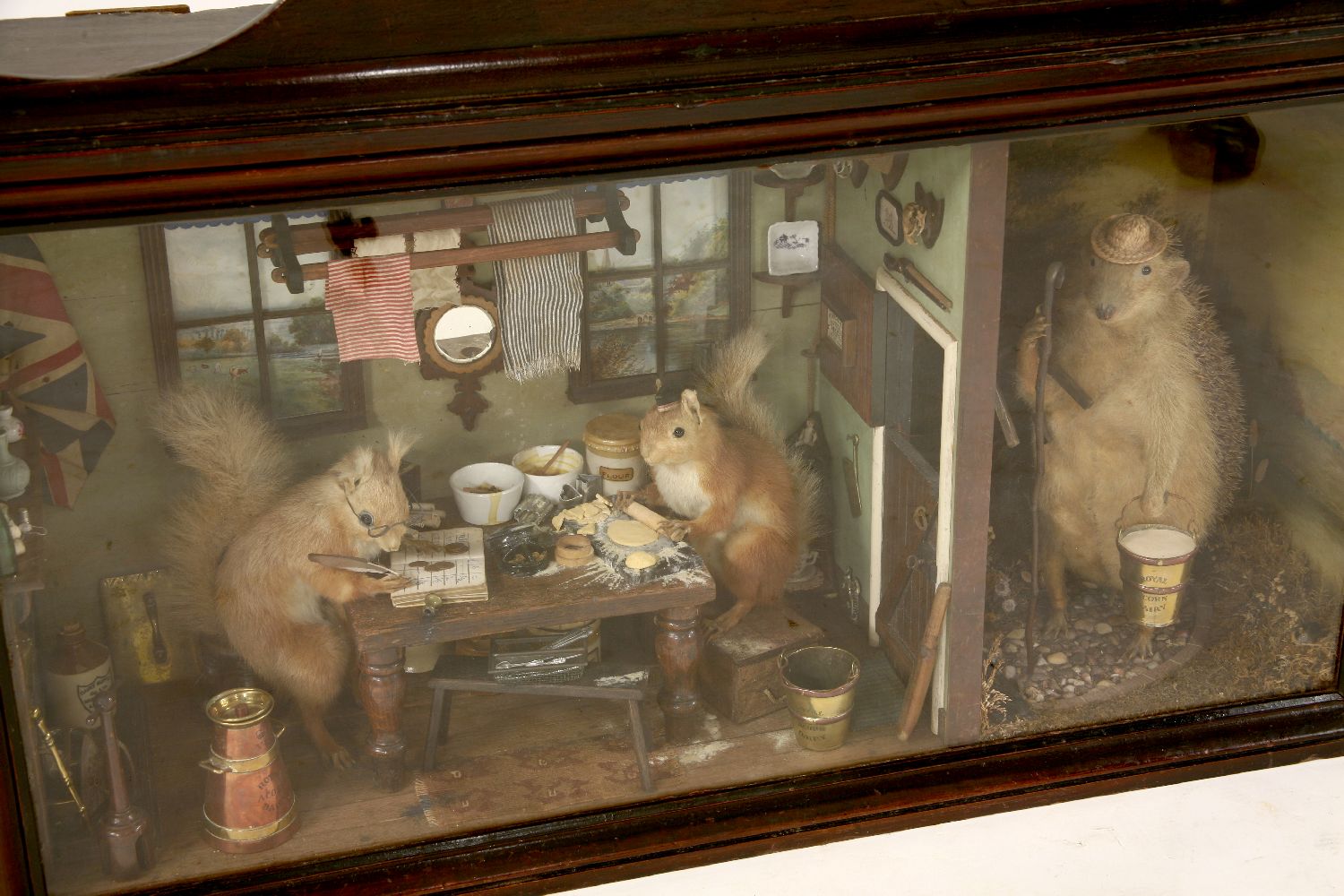 ROYAL ACORN DAIRY,late Victorian, an impressive and highly detailed taxidermy diorama, with two - Image 2 of 3