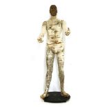 THE MUMMY RETURNS,2001, a human size mummy film prop used in the Universal Pictures film 'The