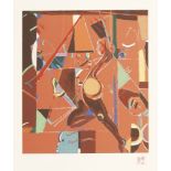 MILES DAVIS (American, 1926-1991)JOSEPHINE BAKERScreenprint in colours, numbered 176/300 in