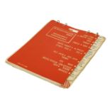 A CONCORDE 002 EMERGENCY PRECEDURES MANUAL,a ring bound file for the Concorde prototype with details