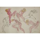 *PETER COLLINS ARCA (1923-2001)EROTICAA group of ten erotic charcoal and pencil studieseach