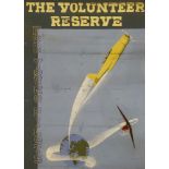 AVIATION POSTER DESIGNS,1940s, a group of five painted poster designs by G A Pettit, including '