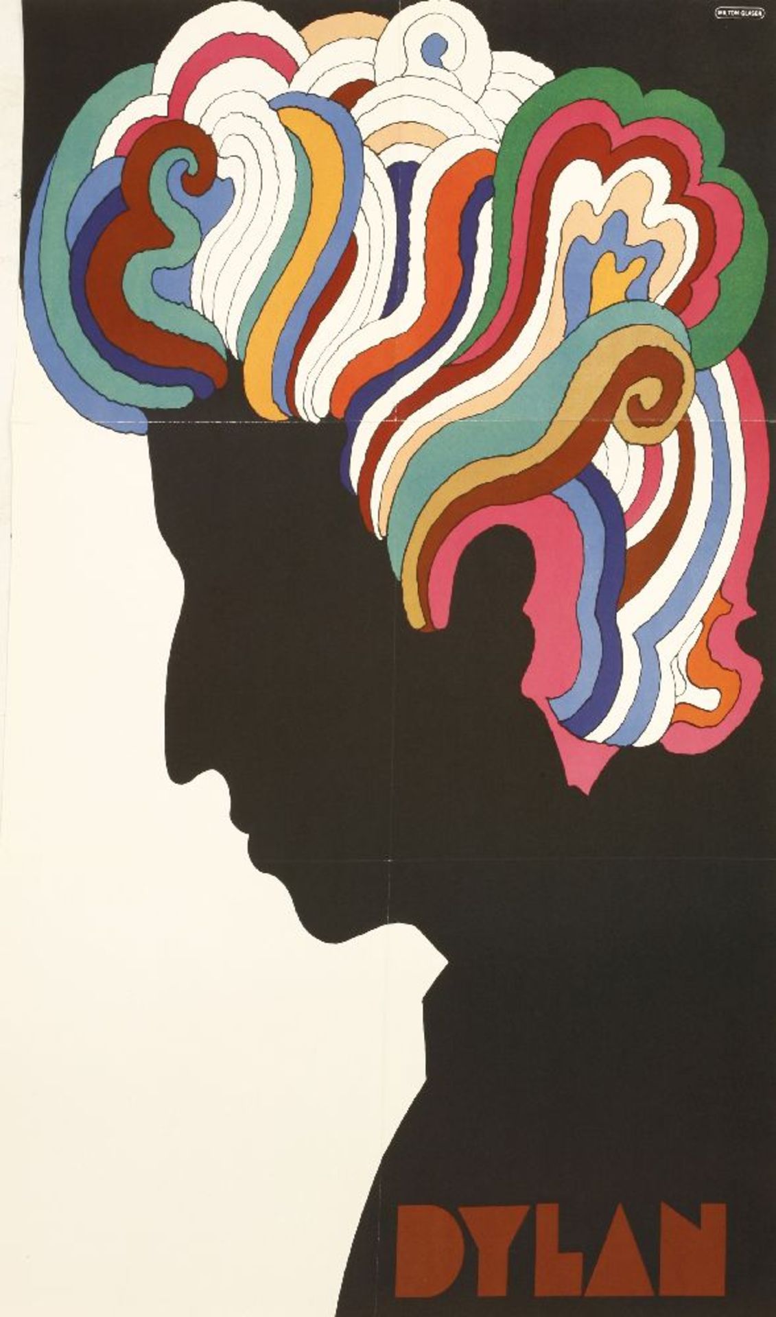 DYLAN1966 American music poster designed by Milton Glaser, published by CBS records,84 x 56cmAfter