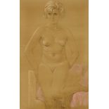 *NICHOLAS EGON FRSA (Czech, 1921-2017)STRIKING NUDE, 1960sColoured pastel on large board121 x 76cm*