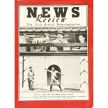 SATIRICAL NEWS,Forty-six 'News Review' magazines for 1939, the covers with satirical (sometimes!)