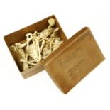 BABOON BONES, ¨20th century, a box of incomplete Baboon bones (Papio hamadryas),box size 29 x