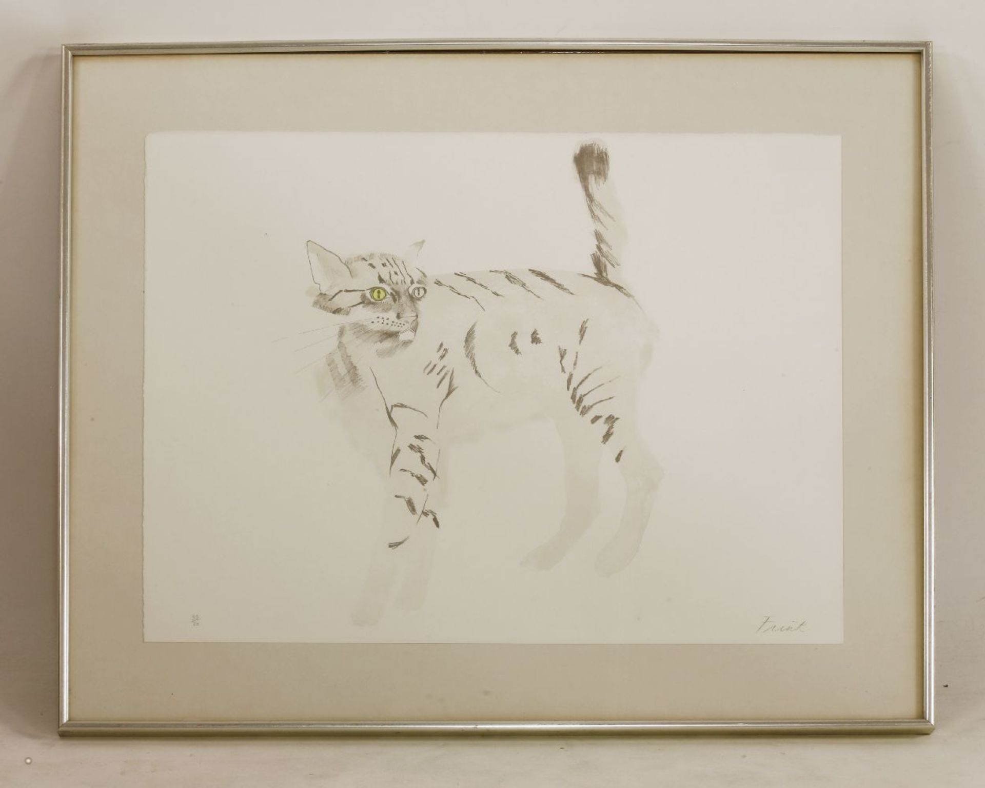 *Dame Elisabeth Frink RA (1930-1993)'WILD CAT' Lithograph printed in colours, signed and numbered - Image 2 of 4