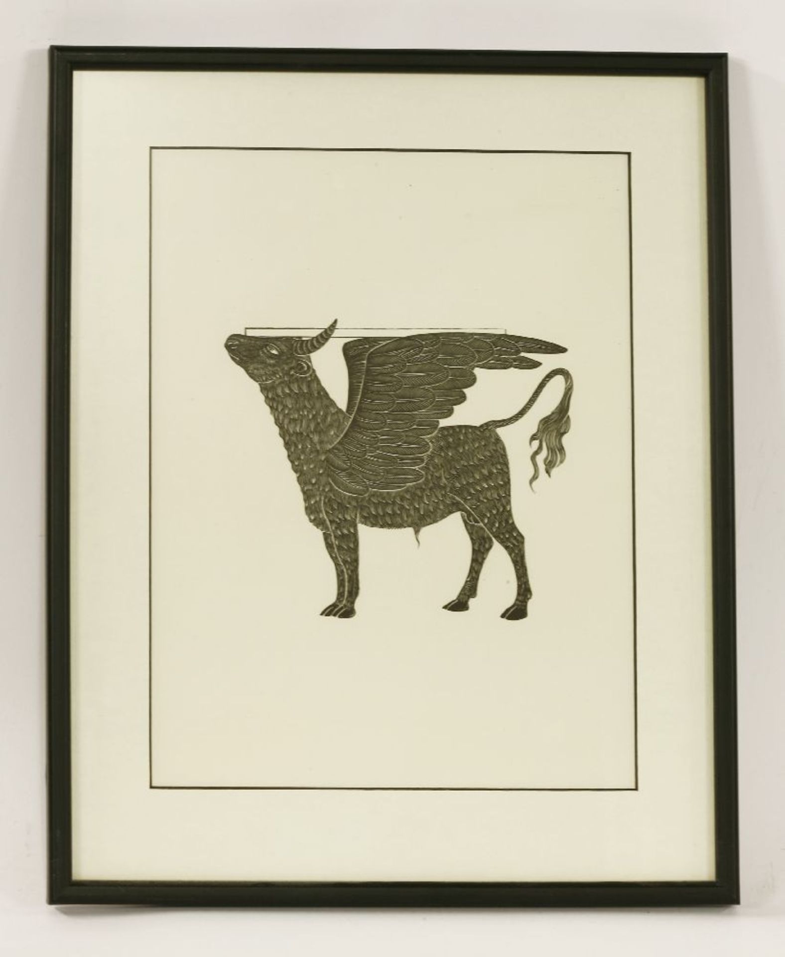 Eric Gill (1882-1940)'THE ANGEL OF SAINT MATTHEW';'THE LION OF SAINT MARK';'THE BULL-CALF OF SAINT - Image 9 of 9