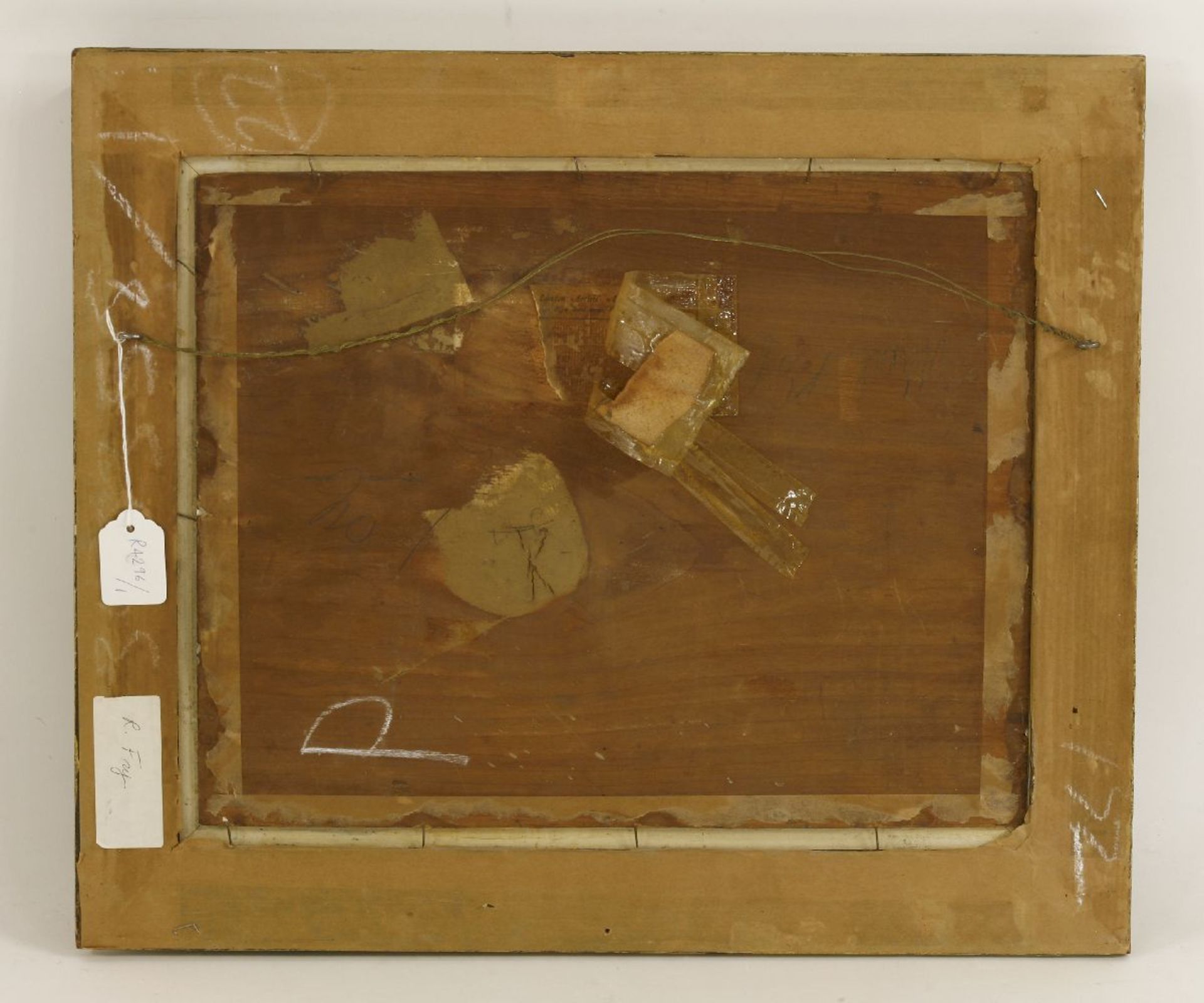 Roger Fry (1866-1934)'A LOUIS XVI CLOCK'Signed and dated '27 l.r., indistinctly inscribed on - Image 3 of 4