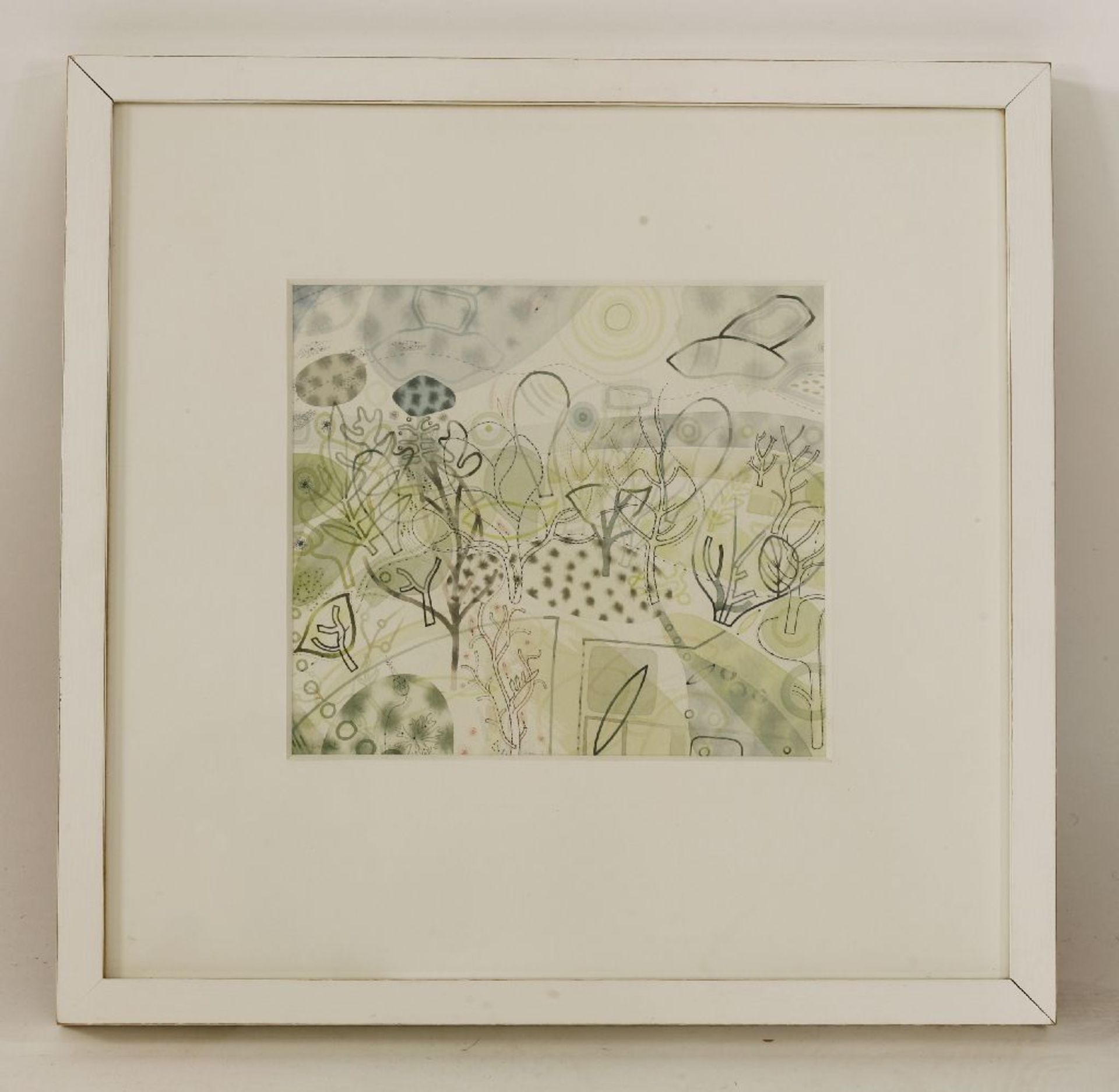 *Colin Wilkin (b.1971)THE GARDENIndistinctly inscribed in pencil, watercolour21 x 23.5cm*Artist's - Image 2 of 3