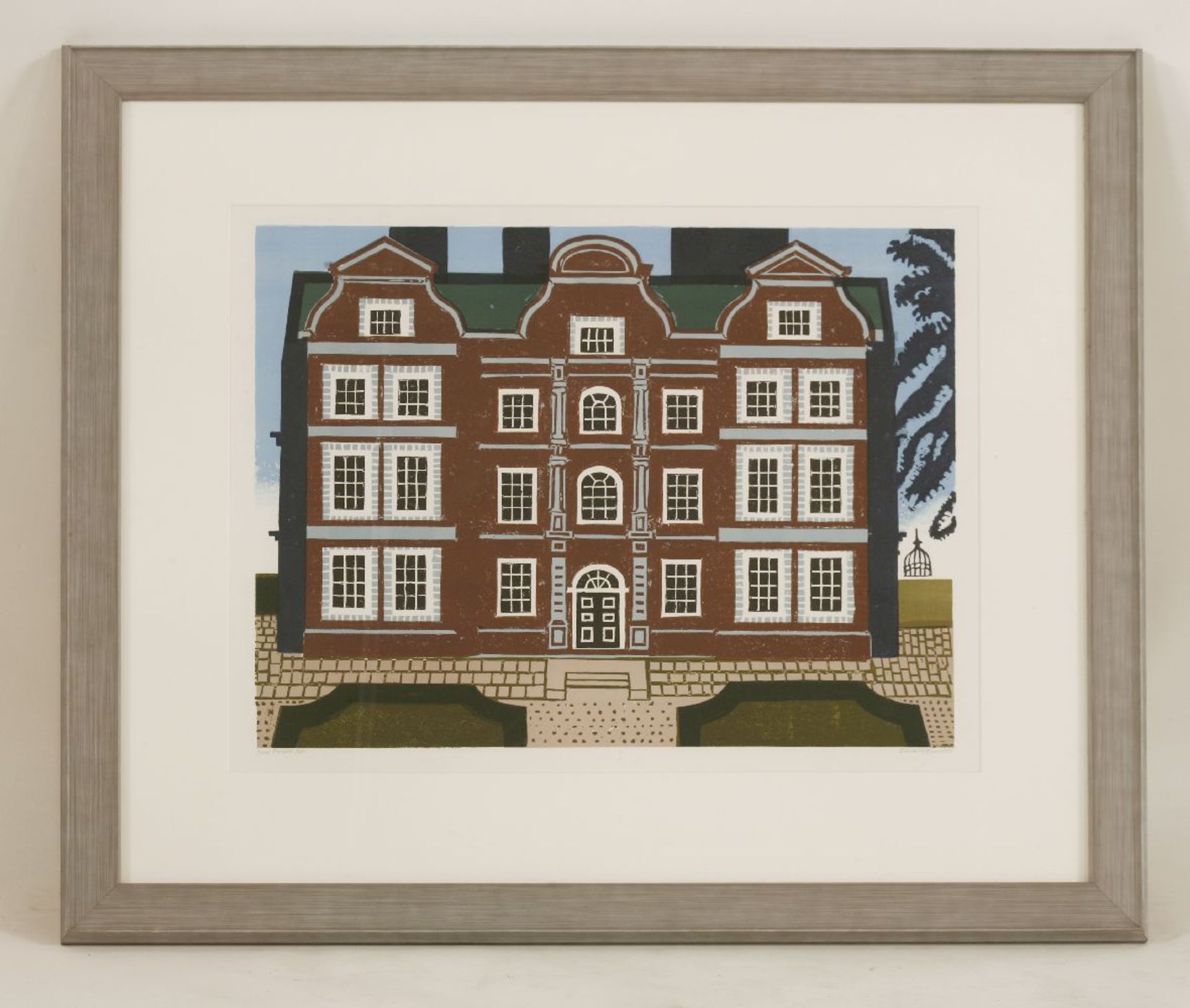 *Edward Bawden RA (1903-1989)'KEW PALACE'Lithograph printed in colours, signed, inscribed with - Image 2 of 4